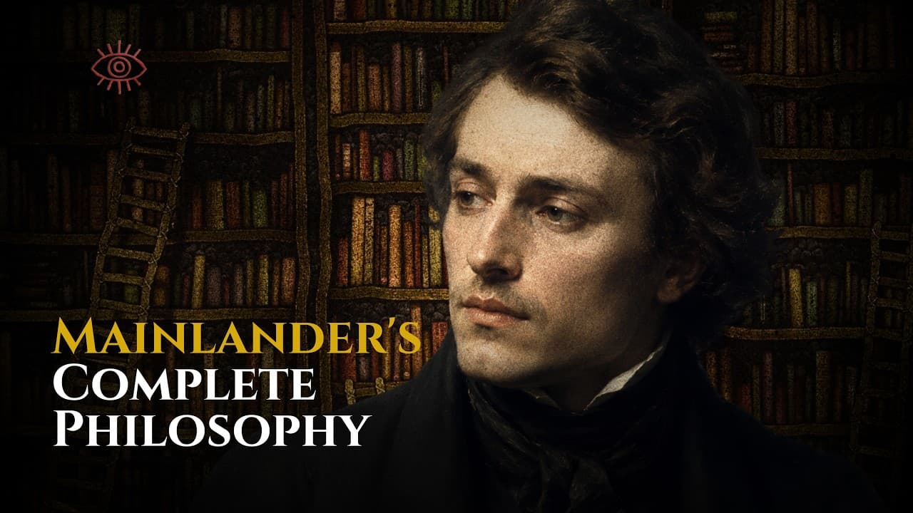 The Darkest Philosopher Who Ever Lived | Philipp Mainländer